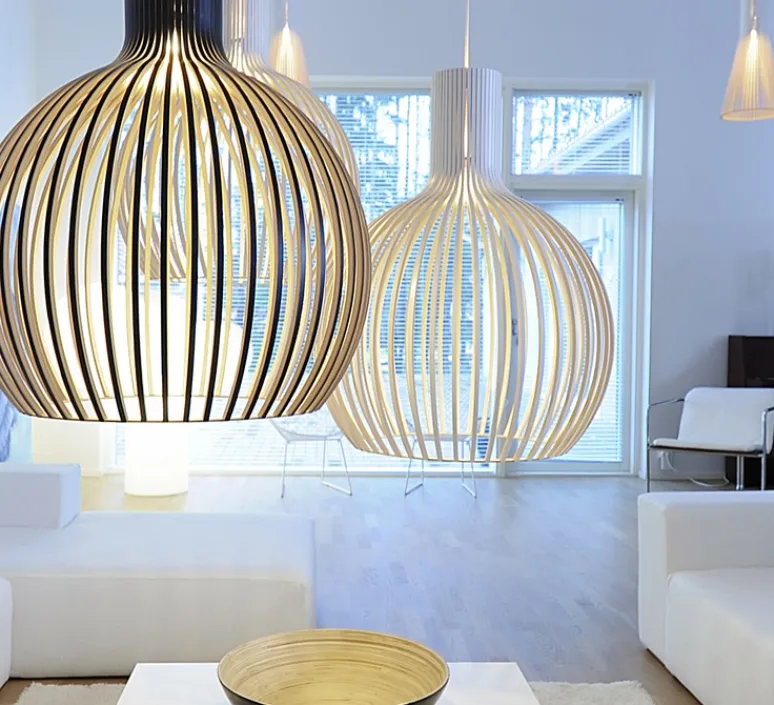 Suspension*Secto Design Suspension, Octo, , Ø54cm, H68cm - blanc