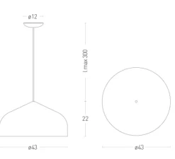Enfants|Suspension*Lumen Center Italia Suspension, Odile M, , Ø43cm, H22cm - vert