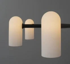 Suspension, Odyssey Round MD, noir mat, verre mat, Ø119,7cm, H41,6cm - Schwung