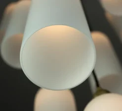 Suspension, Odyssey Single LG, Laiton laqué bruni, Ø10cm, H35,1cm - Schwung