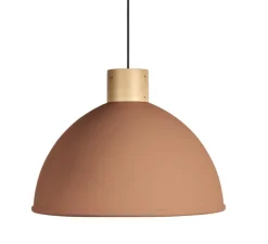 Suspension*Easy Light by Carpyen Suspension, Olot, , Ø58,5cm, H45,2cm - bauxite et bois