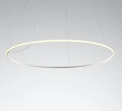 Suspension*Fabbian Suspension, OLympic F45, , dim, LED, 3000K, 7900lm, L138,7cm, H2cm - blanc