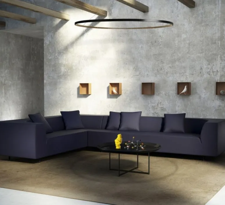 Suspension*Le Deun Suspension, Omega 200, , LED, 2700K, 3168lm, Ø187cm, H3cm - noir