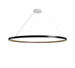 Suspension*Le Deun Suspension, Omega 200, , LED, 2700K, 3168lm, Ø187cm, H3cm - noir