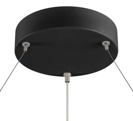 Suspension*SLV Suspension, ONE 80, , LED, dim, 3000/4000K, 1930/2140 lm, Ø80cm, H3cm - noir