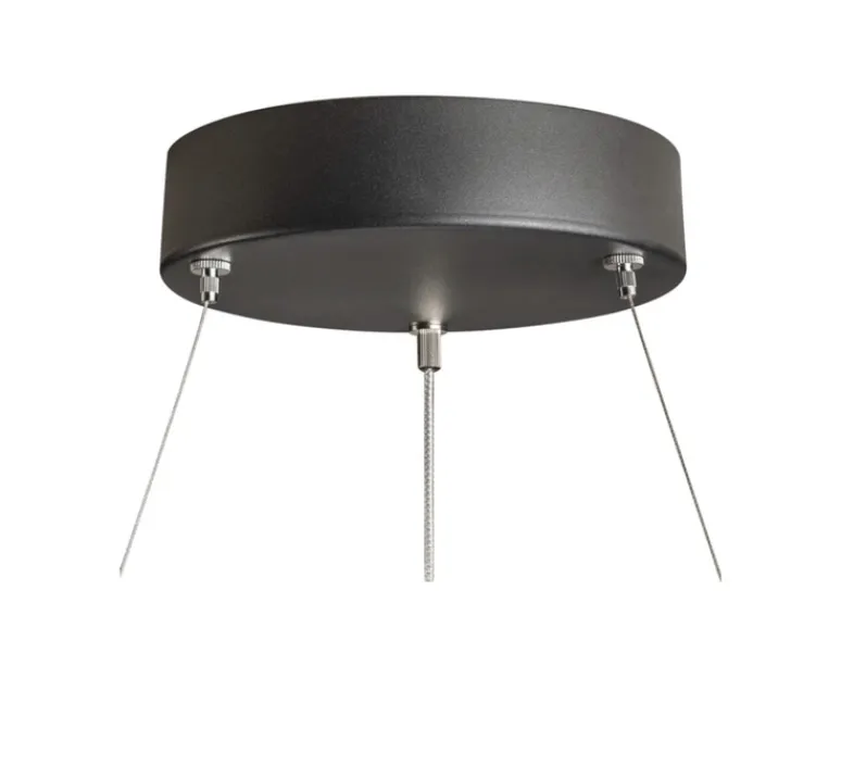 Suspension*SLV Suspension, one 60, , LED, 3000K, 1550 lm, Ø60cm, H3cm - noir