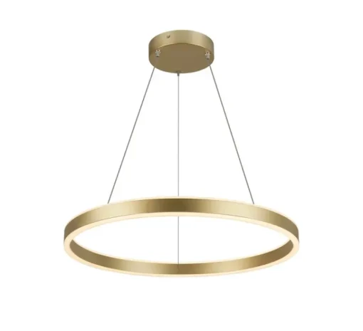 Suspension*SLV Suspension, ONE 60 PHASE UP/DOWN, , 2700K/3000K, 830lm, Ø60cm, H4,5cm - laiton