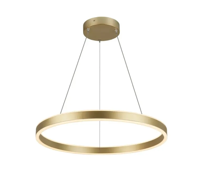Suspension*SLV Suspension, ONE 60 PHASE UP/DOWN, , 2700K/3000K, 830lm, Ø60cm, H4,5cm - laiton