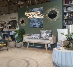 Suspension, One double, laiton, LED, dim, 2700K, 1270 lm, Ø60cm, H4,5cm - SLV