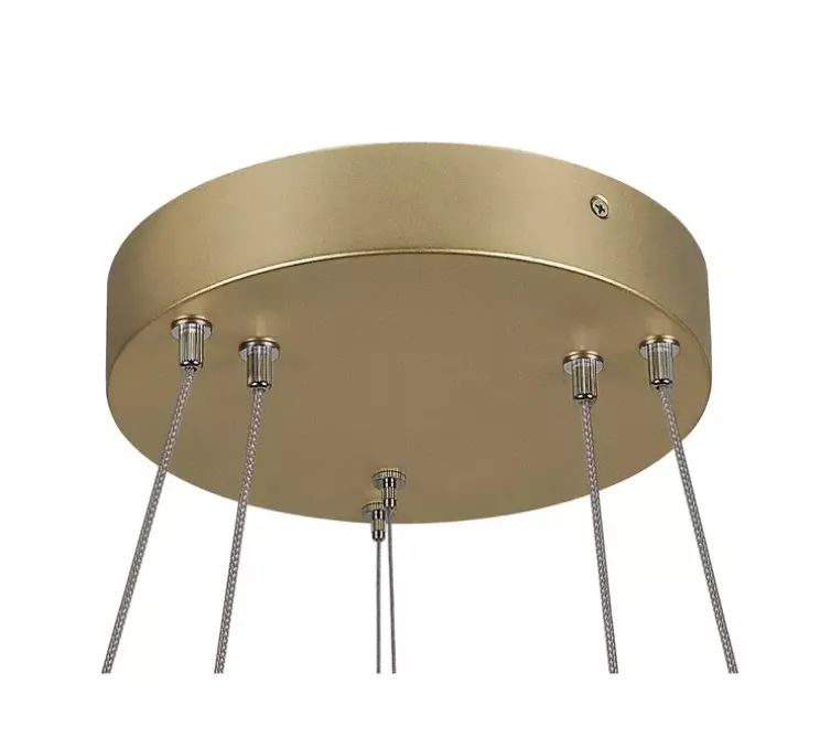 Suspension, One double, laiton, LED, dim, 2700K, 1270 lm, Ø60cm, H4,5cm - SLV