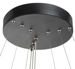 Suspension, ONE TRIPLE, noir, LED, 3000/4000K, 4200 lm, Ø80cm, H3cm - Slv