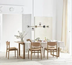 Suspension, Orb, en longueur, Laiton, verre fumé, H35,7cm, L114cm, P42cm - Bolia