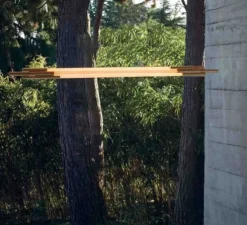 Suspension, ORG P H 1600, blanc, or, LED, 2700K, L160cm, H7,7cm - DCW éditions Paris