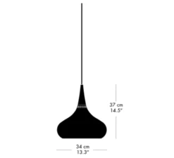 Suspension*Fritz Hansen Suspension, Orient, , Ø34cm, H37cm - aluminium