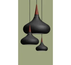 Suspension, Orient, noir, Ø34cm, H37cm - Fritz Hansen