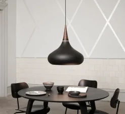 Suspension, Orient, noir, Ø50cm, H54cm - Fritz Hansen