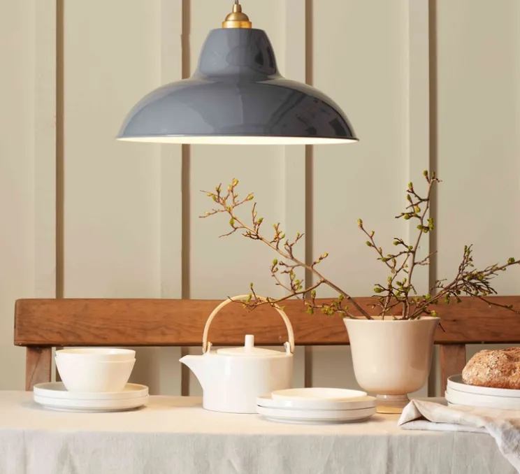 Suspension, Original 1227 Brass Midi Wide, Elephant Grey, L40cm, H22,5cm - Anglepoise