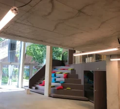 Suspension*O/M Light Suspension ou plafonnier, Tubo 70, , IP67, LED, 2700K, 990 lm, Ø7cm, L63cm - transparent