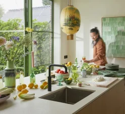 Suspension*HKLIVING Suspension, Oval L, , Ø35cm, H75cm - HK Living jaune