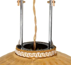 Suspension*HKLIVING Suspension, Oval L, , Ø35cm, H75cm - HK Living jaune