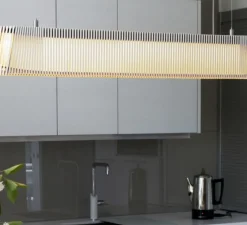 Suspension*Secto Design Suspension, Owalo 7000, câble+interrupteur, , LED, L100cm, H13cm - blanc laminé