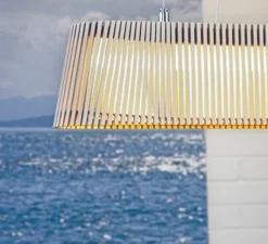 Suspension*Secto Design Suspension, Owalo 7000, câble+interrupteur, , LED, L100cm, H13cm - blanc laminé