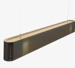 Suspension*Secto Design Suspension, Owalo 7000, , LED, 2800K, 2500lm, L100cm, H13cm - noir laminé
