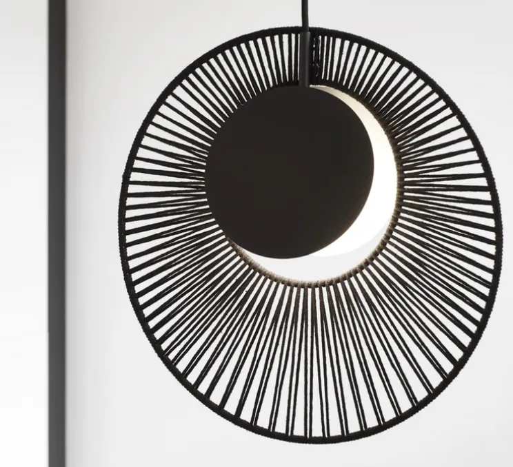 Suspension, Oyster, noir, Ø40cm, H42,5cm - Forestier