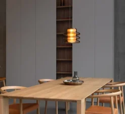 Suspension*A-N-D Suspension, Pace 28, 3 modules, , LED, dim, 2700K, Ø28cm, H24cm - ambre