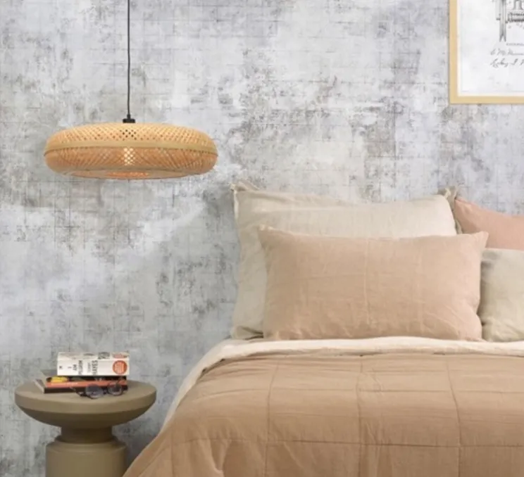 Suspension, Palawan L, naturel, Ø60cm, H15cm - Good&Mojo