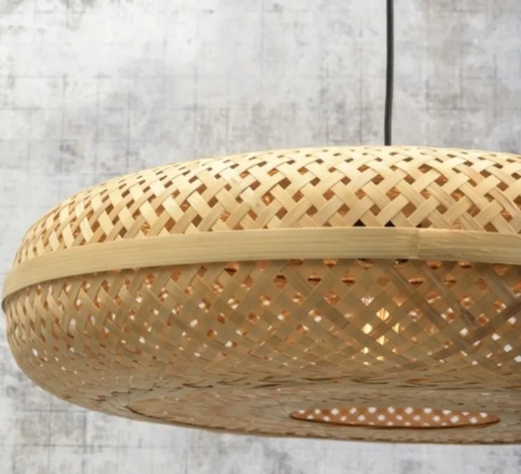 Suspension, Palawan L, naturel, Ø60cm, H15cm - Good&Mojo