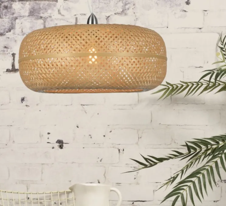 Suspension, Palawan, naturel, Ø60cm, H23cm - Good&mojo