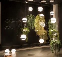 Suspension*Vibia Suspension, Palma 3720, , LED, 2700K, 685lm, Ø22cm, H19cm - graphite