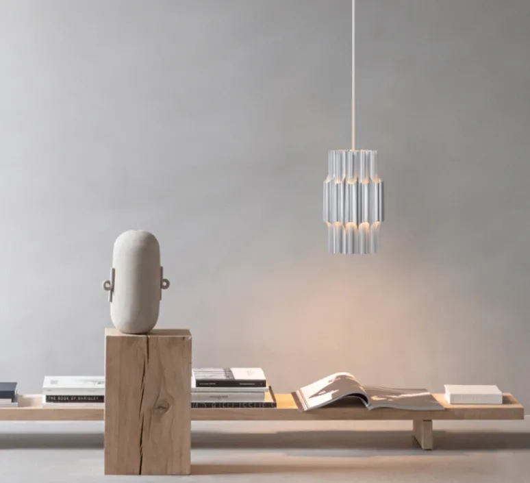 Suspension*Lyfa Suspension, pan 190, , Ø19cm, H32cm - argent