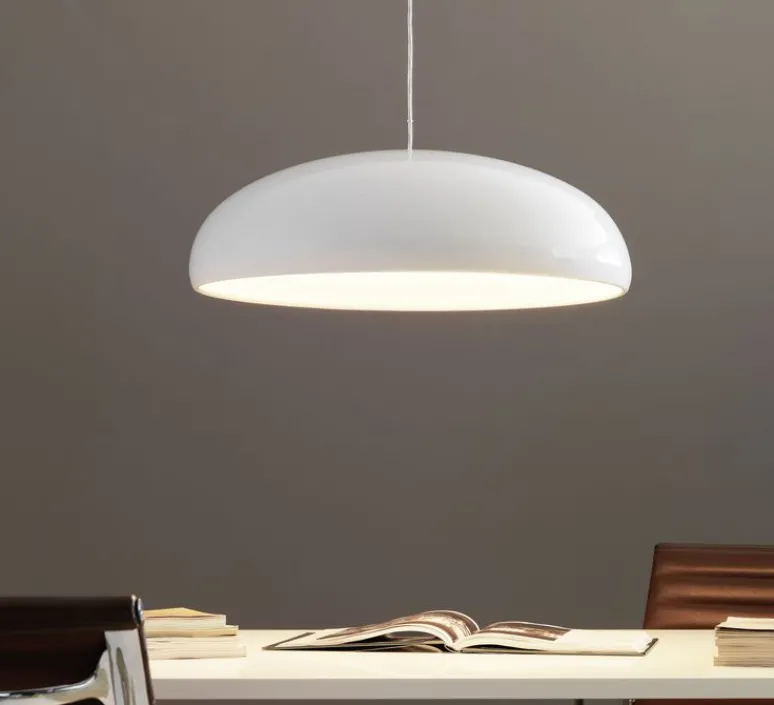 Suspension*Fontana Arte Suspension, Pangen, , Ø60cm - blanc