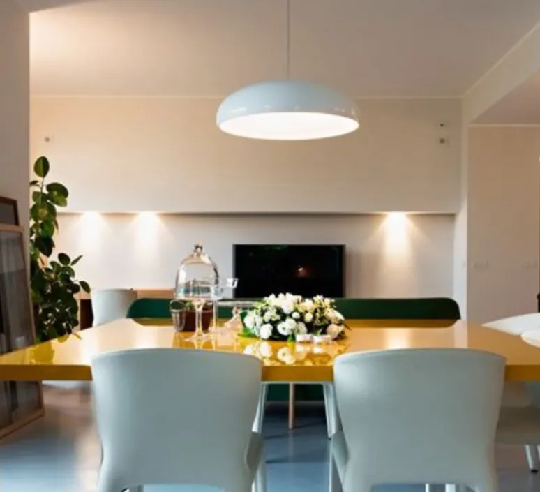 Suspension*Fontana Arte Suspension, Pangen, , Ø60cm - blanc