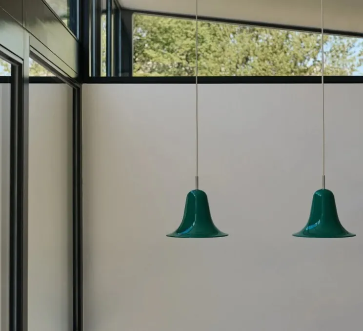 Suspension, Pantop 23, bleu sarcelle foncé, Ø23cm, H22cm - Verpan