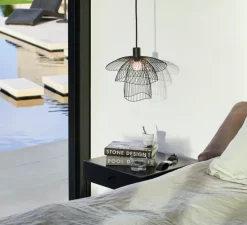 Suspension, Papillon XS, noir, Ø30cm, H25cm - Forestier