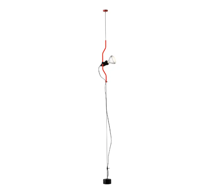 Suspension, Parentesi, rouge, Ø11cm, H400cm - Flos