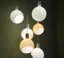 Suspension, Parola LED, ambre, H27cm - Fontana Arte