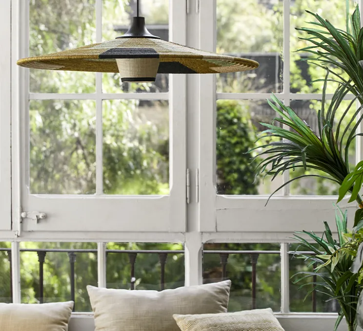 Suspension, Parrot L, vert, Ø80cm, H22cm - Forestier