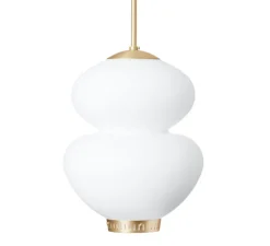 Suspension*Lyfa Suspension, Peanut 250, , Ø25cm, H42cm - blanc, or