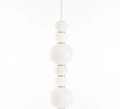 Suspension*Formagenda Suspension, PEARLS DOUBLE D, 1200 lm, 2700 K, , LED, Ø18cm, H67cm - chrome