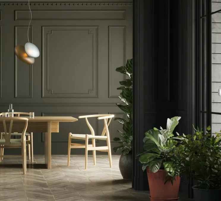 Suspension, Pebble A Citrine / C Slate , bleu, bronze, LED dimmable, 2700K, 1750lm, L21cm, H30,5cm - A-N-D