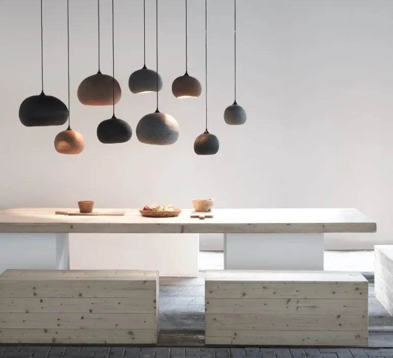 Suspension*Ay Illuminate Suspension, Pebble L, , L44cm, H29cm - gris