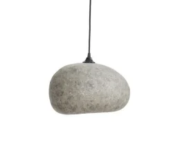 Suspension, Pebble M, gris, L35,5cm, H21,5cm - Ay Illuminate