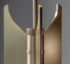 Suspension*Bert frank Suspension, Pennon, , Ø14cm, H42cm - laiton, verre opalin