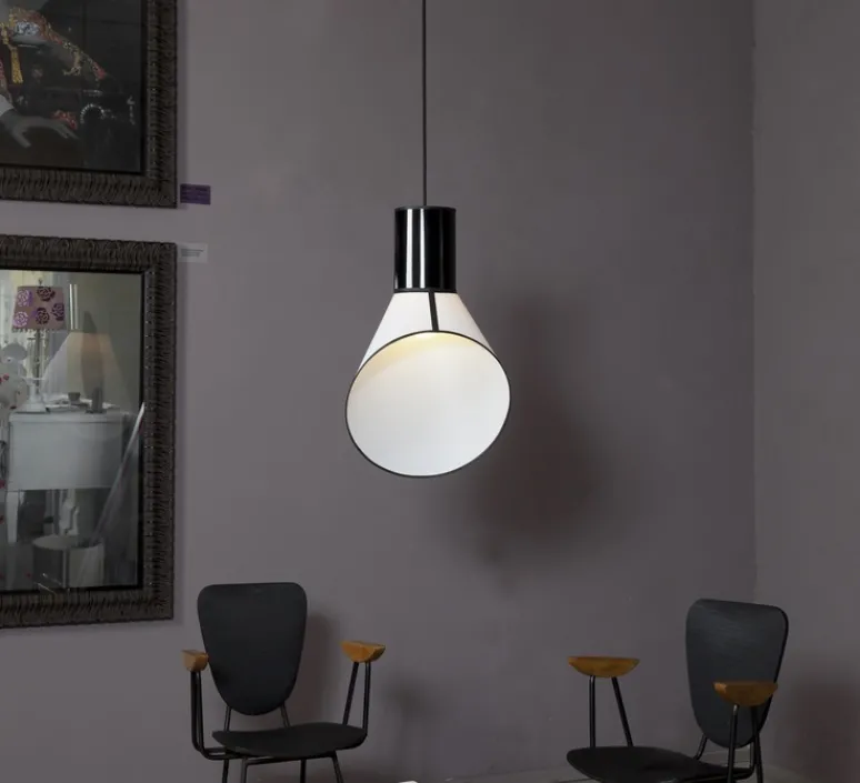 Suspension*DesignHeure Suspension, Petit Cargo, , H65cm - noir, blanc