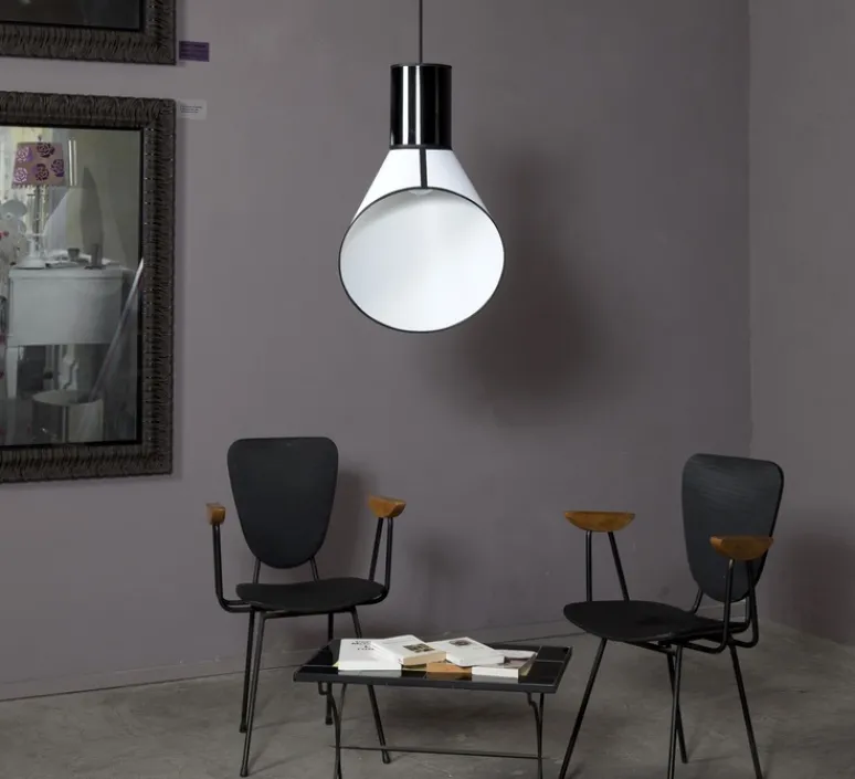 Suspension*DesignHeure Suspension, Petit Cargo, , H65cm - noir, blanc