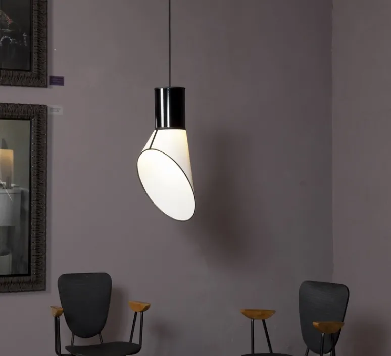 Suspension*DesignHeure Suspension, Petit Cargo, , H65cm - noir, blanc